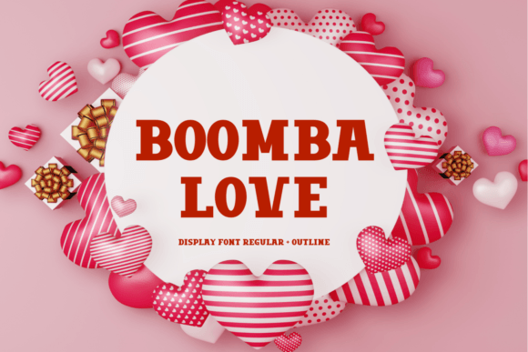 Boomba Love: A Bold Display Font for Playful Digital Branding