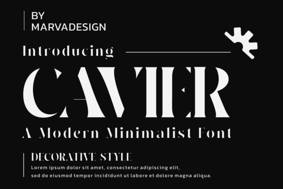 Cavier: A Modern Minimalist Font for Thoughtful Editorial Design