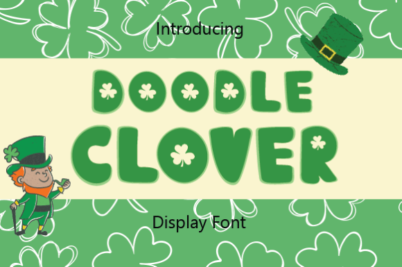 Doodle Clover: A Playful Display Font for Creative Crafters