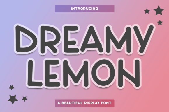 Dreamy Lemon: A Display Font That Captures Attention in Seconds
