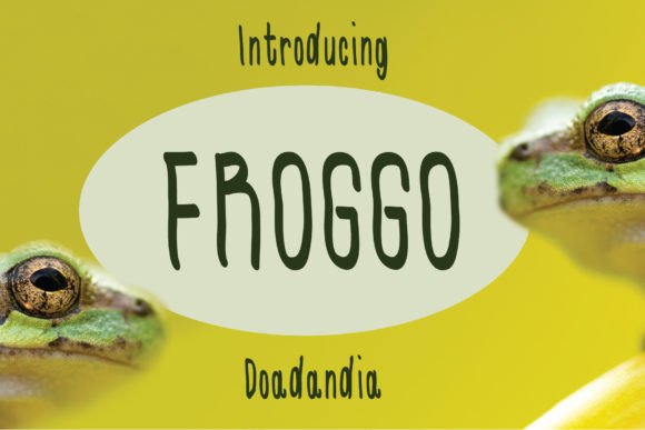 Froggo: A Display Font That Adds Magic to Your Small Business Branding