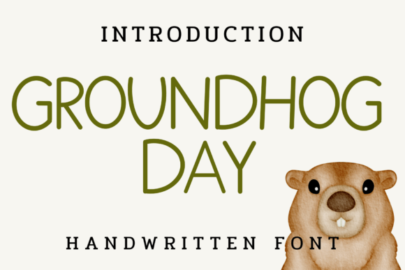 Groundhog Day: A Display Font That Earns Its Keep