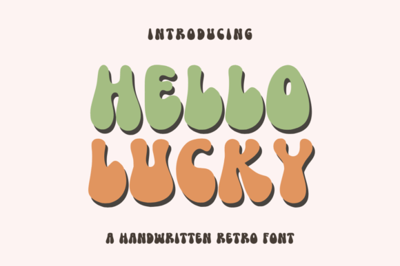 Hello Lucky Font Review: A Retro Display Typeface for Branding Projects
