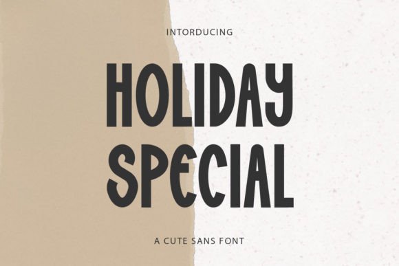 Holiday Special Font Review: A Playful Display Font for Campaigns