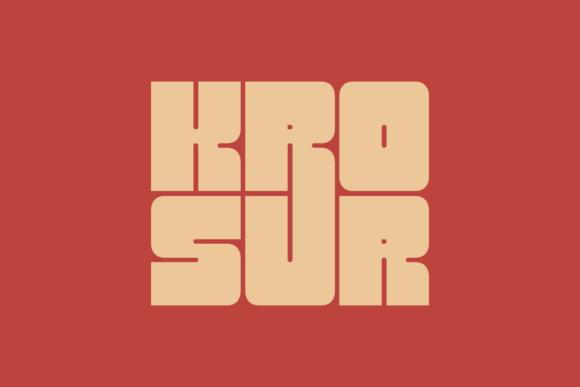 Krosur Display Font: Bold Campaign Headlines That Stick