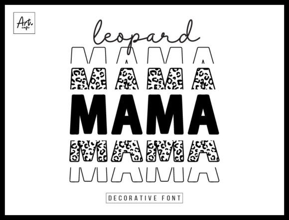 Leopard Mama: A Retro Display Font for Small Business Branding
