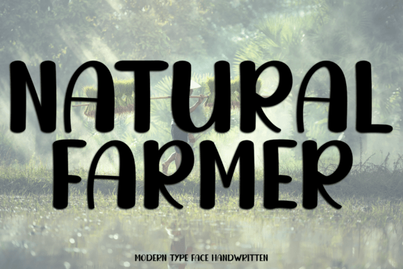 Natural Farmer Font: A Display Typeface for Modern Marketing