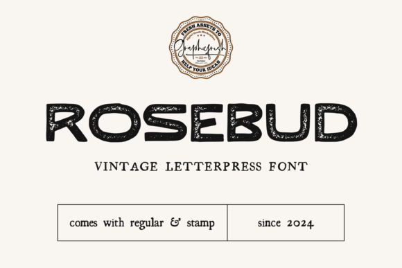 Rosebud Font Review: A Vintage Display Typeface for Soulful Brands