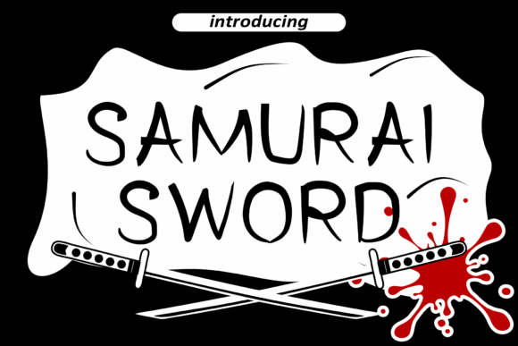 Samuraisword Display Font: Sharp Style for Handmade Creations