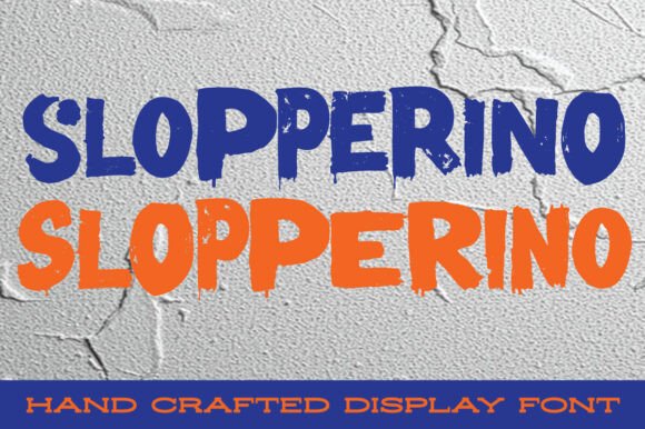 Slopperino Font Review: A Bold Hand-Painted Typeface with a Twist