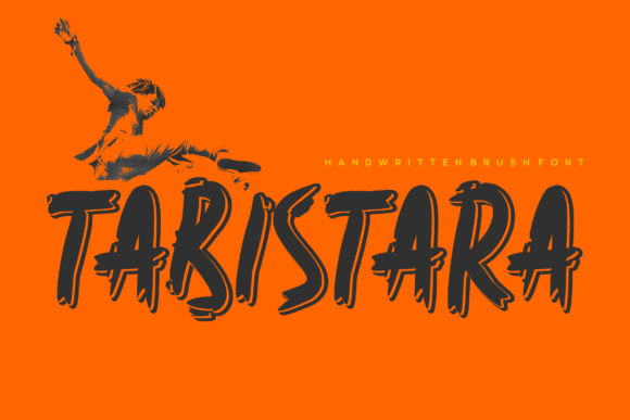 Tabistara Display Font: Sharp Angles Meet Flowing Curves