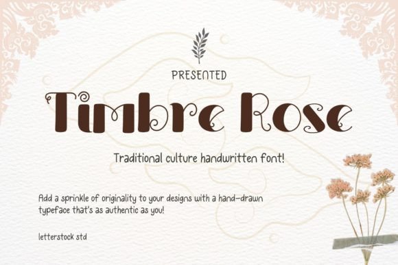 Timbre Rose: A Hand-Drawn Font for Scroll-Stopping Campaigns