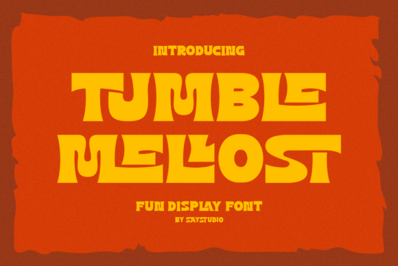 Tumble Mellost: A Joyful Display Font for Handmade Shops