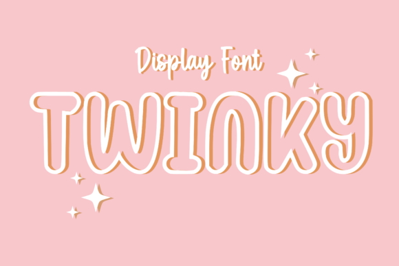 Twinky: A Handwritten Display Font for Editorial Charm